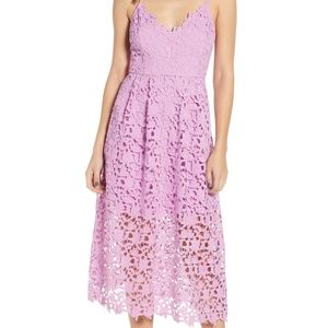 Astr the label Lace Midi Dress